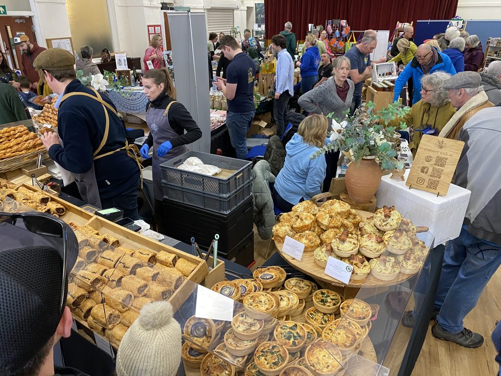 Appledore Farmers Market stalls
